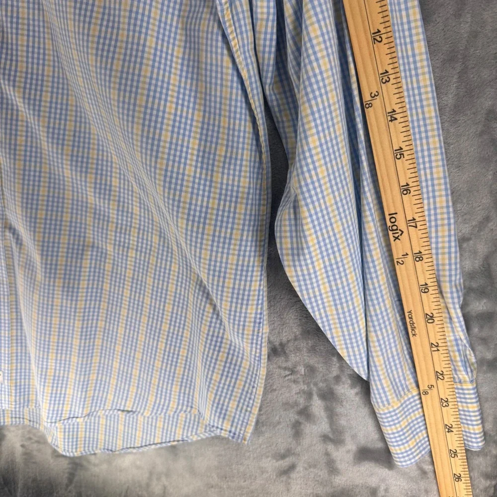 Vineyard Vines Murray Shirt Mens M Gingham Plaid Button Down 100 Cotton - Picture 6 of 7